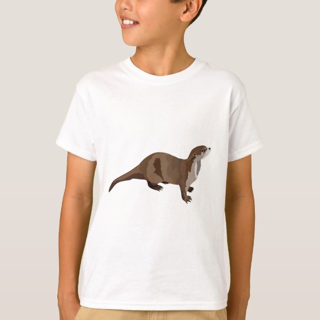 Camiseta S é para Southern River Otter (Frente)
