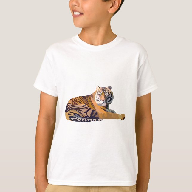 Camiseta S é para Sumatran Tiger (Frente)