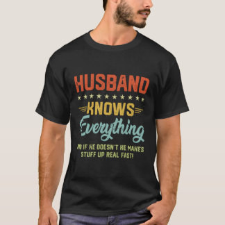 Camiseta S Marido Sabe Tudo Marido