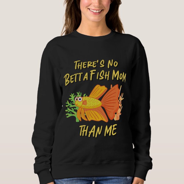 Camiseta S No Betta Fish Mãe Than Me 434 (Frente)