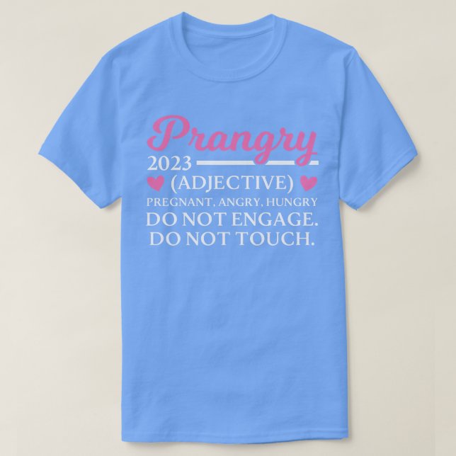 Camiseta s Pregnant pregnancy declaration 2023 896 (Frente do Design)