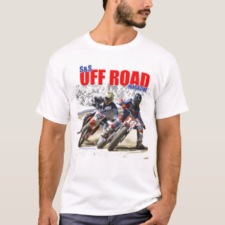 Camiseta S&S fora do T liso da trilha do compartimento da