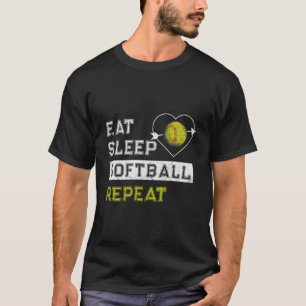 Camiseta S Softbol N Jogadores de Softbol