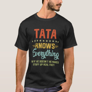 Camiseta S Tata Sabe Tudo Que Vovô Pais Piadas