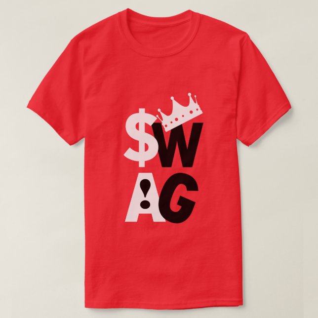 CAMISETA S-W-A-G (Frente do Design)