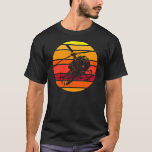 Camiseta SA 315B Lama Helicopter Sunset