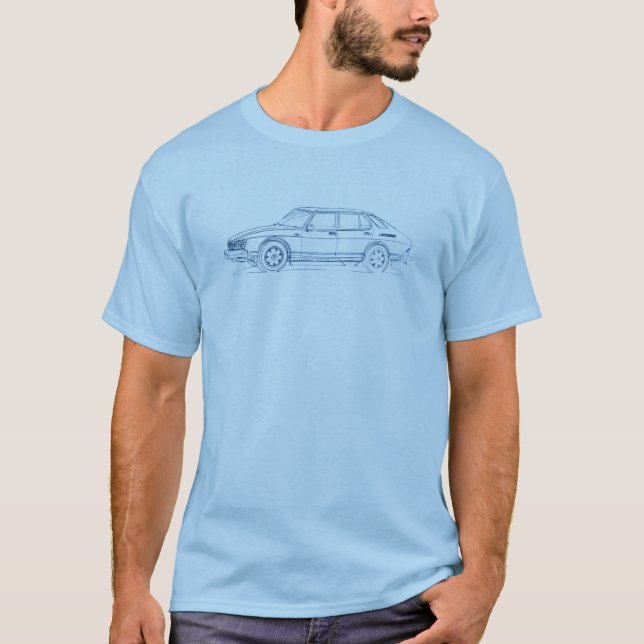 Camiseta Saab 900 1978 (Frente)