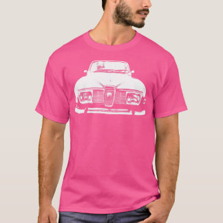 Camiseta Saab 95 clássico monoblock branco