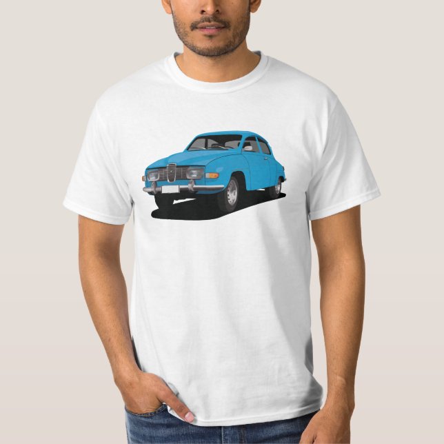 Camiseta Saab 96 em 6 cores - DIY (Frente)