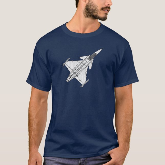 Camiseta SAAB JAS 39 Grippen (Frente)