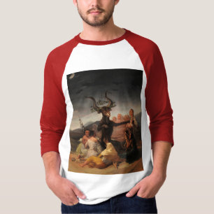 Camiseta Sabá de bruxas por Francisco de Goya