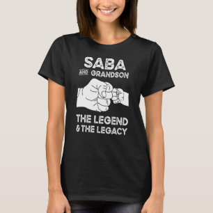 Camiseta Saba E Avô, A Legenda E As Mães Legadas Do Avô
