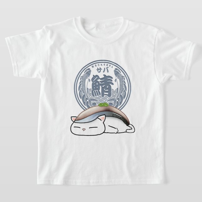 Camiseta Saba Mcavala Sushi Cat (Postura )