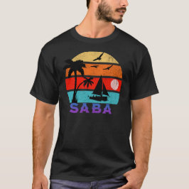 Camiseta Saba Retro Sunset Ocean Vovô T Shirt
