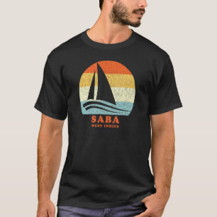 Camiseta Saba West Indies Vintage Sailboat Vacship