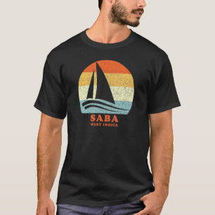 Camiseta Saba West Indies Vintage Sailboat Vacship