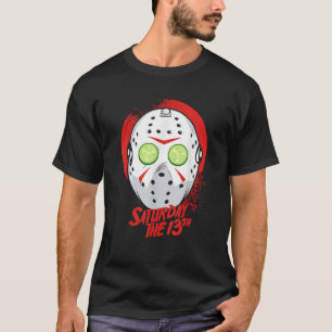 Camiseta Sábado 13 de Terror Assustador Roupa de Halloween