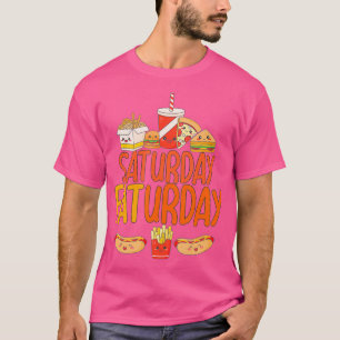 Camiseta SÁBADO FATURDAY Comida rápida Fries franceses Ca