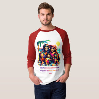 Camiseta Sábado. Macaco do Humor - Dilema do Pensador Profu