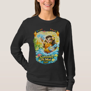 Camiseta Sabaidee Pi Mai – Garota Lao Festa das Águas Shi