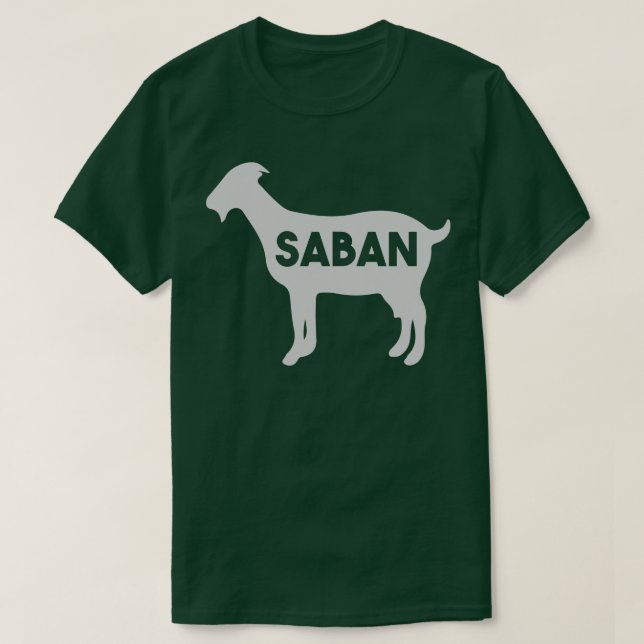 Camiseta Saban GOAT TShirt (Frente do Design)