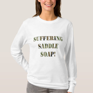 Camiseta Sabão de sela de sofrimento