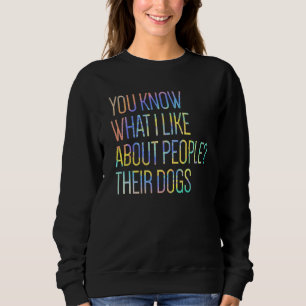 Camiseta Sabe O Que Eu Gosto Sobre As Pessoas Os Cães Deles