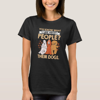 Camiseta Sabe O Que Eu Gosto Sobre As Pessoas Seus Cães Pet