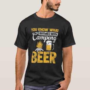 Camiseta Sabe O Que Rita Com O Acampamento? Beer Camper Nat