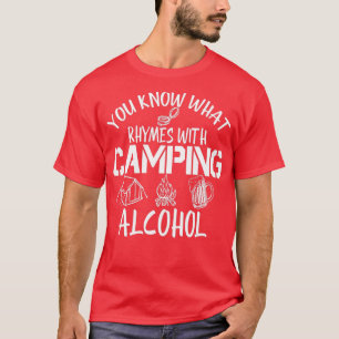 Camiseta Sabe O Que Rita Com O Acampamento De Álcool