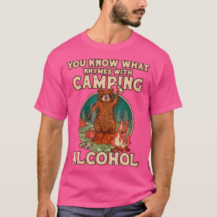 Camiseta Sabe O Que Rita Com O Acampamento De Álcool