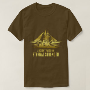 Camiseta Sabedoria Antiga, Força Eterna - Dourada