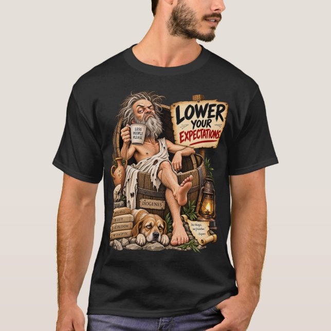 Camiseta Sabedoria de Diógenes  (Frente)