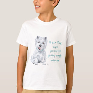 Camiseta Sabedoria de Westie - Cachorro Gordo?