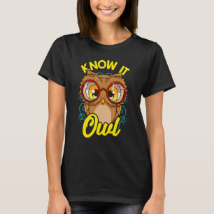 Camiseta Sabem Que Coruja Pun Animal Puns Bonitos Sarcástic