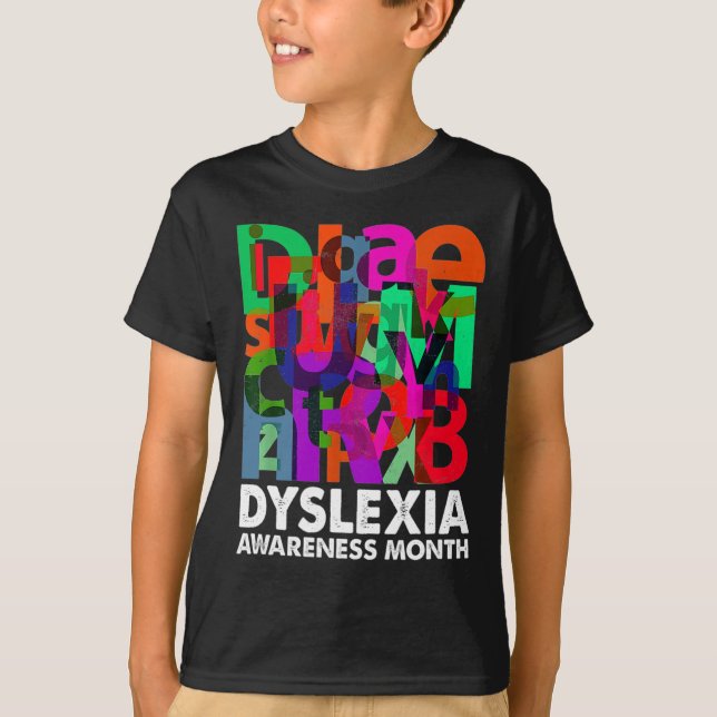 Camiseta Saber Mês Figurino Dislexia Professor (Frente)