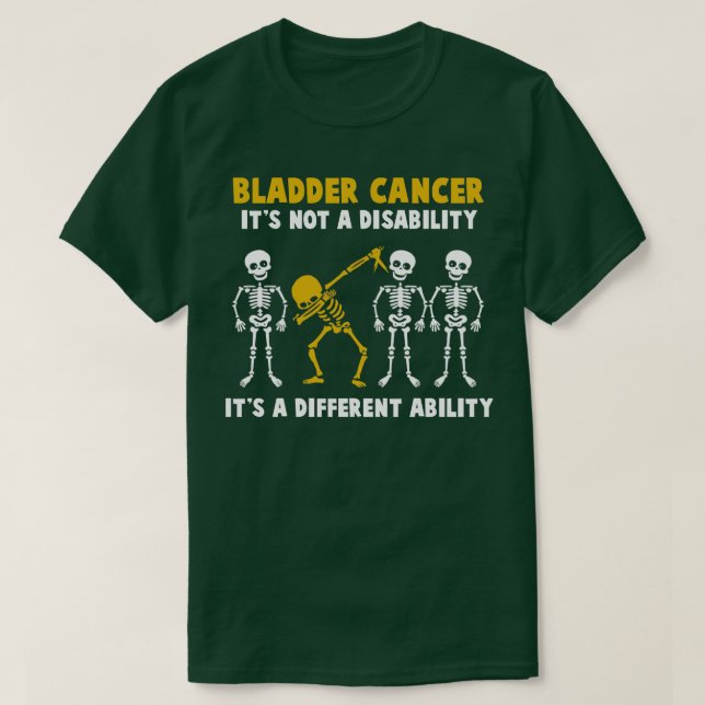 Camiseta Saber Que O Cancer Não É Uma Deficiência (Frente do Design)