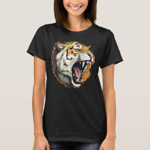 Camiseta Sabertooth pré-histórico engraçado para animais e 