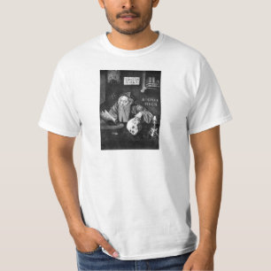 Camiseta Sábio e crânio Cogita Mori