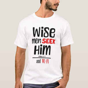 Camiseta Sábios O Procuram - E Wi-Fi - Matthew 2:1-2