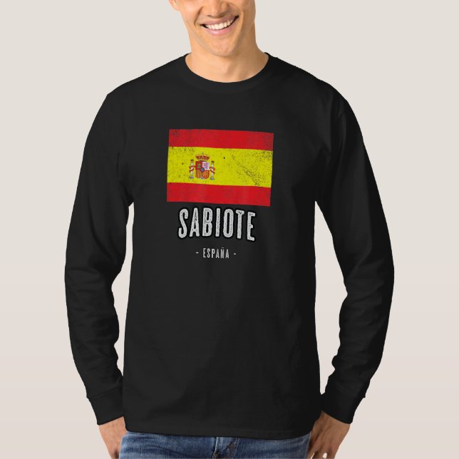 Camiseta Sabiote Espanha ES Flag City - Bandera Ropa - (Frente)