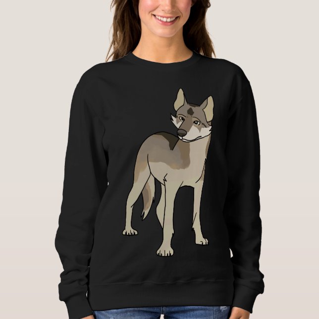 Camiseta Sable Siberian Husky (Frente)