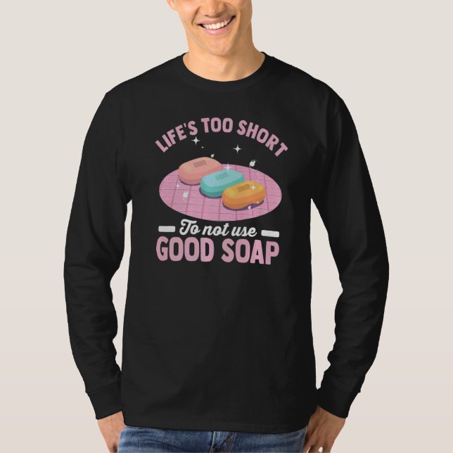 Camiseta Sabonete caseiro de sabão feito à mão (Frente)