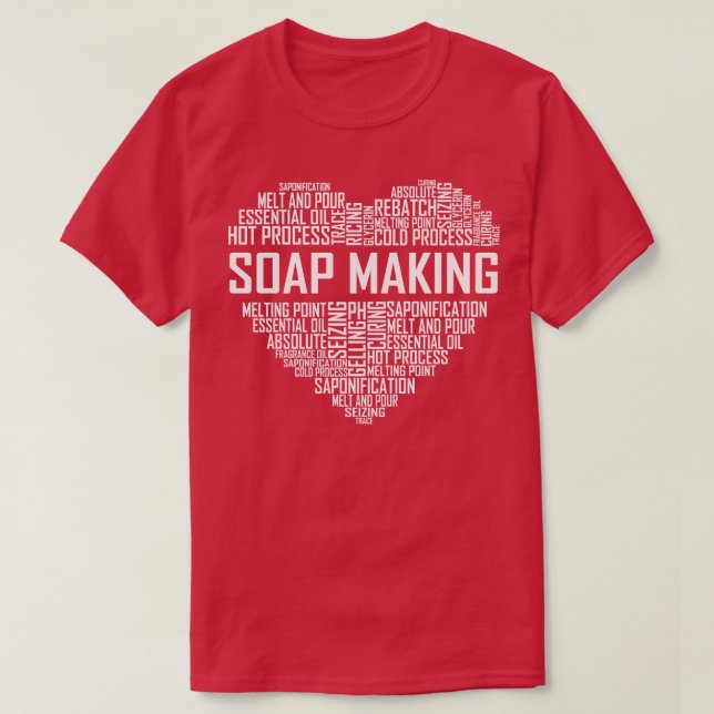 Camiseta Sabonete Fazer Coração (Frente do Design)