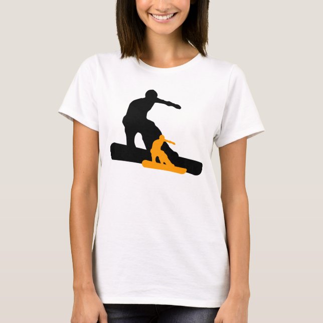 Camiseta sabonete laranja-sombreador (Frente)