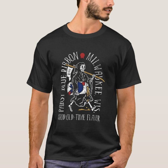 Camiseta Sabor Antigo Pabst Blue Ribbon (Frente)