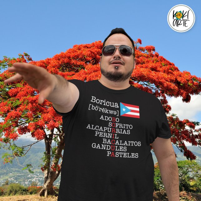 Camiseta Sabor Boricua (Criador carregado)