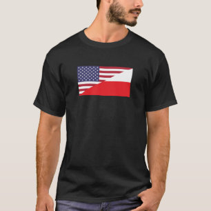 Camiseta Sabor Polonês de Bandeira Americana