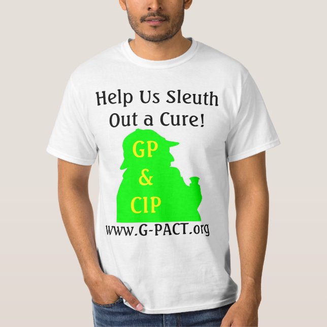 Camiseta Sabujo para fora uma CURA (Frente)
