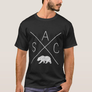 Camiseta Sac Cross Design - Sacramento Califórnia